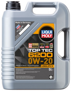 НС синтетическое моторное масло LIQUI MOLY 20789 Top Tec 6200 0W 20