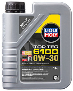 НС синтетическое моторное масло LIQUI MOLY 20777 Top Tec 6100 0W 30