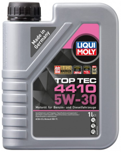 НС синтетическое моторное масло LIQUI MOLY 21402 Top Tec 4410 5W 30 C3