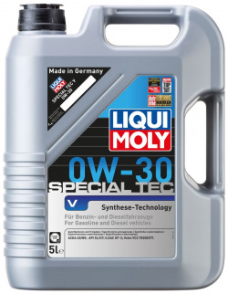 Моторное масло LIQUI MOLY 2853 0W 30 синтетическое 5 л