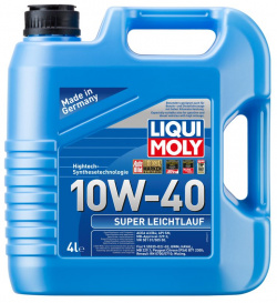 Моторное масло LIQUI MOLY 9504 10W 40 полусинтетическое 4 л