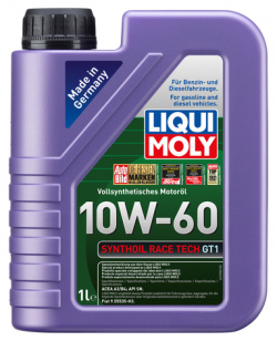 Моторное масло LIQUI MOLY 8908 10W 60 синтетическое 1 л