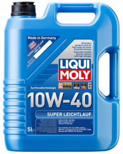 Моторное масло LIQUI MOLY 9505 10W 40 полусинтетическое 5 л