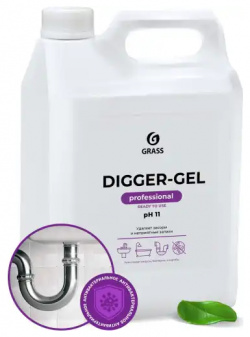 средство для прочистки канализационных труб Diggergel  5 3кг GRASS 125206