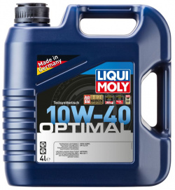 Моторное масло LIQUI MOLY 3930 10W 40 полусинтетическое 4 л